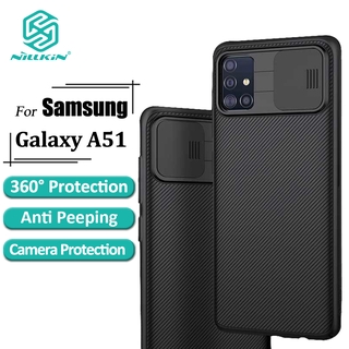 Nillkin Camshield เคส สำหรับ Samsung Galaxy A51 หรูหรา PC ยาก เคสโทรศัพท์ พร้อมระบบกันสไลด์กล้องฝาหลังกันกระแทก