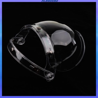 3-Snap Bubble Wind Shield Visor for Bonanza Biltwell Motorcycle Helmets