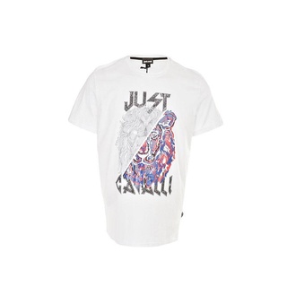 เสื้อยืดแขนสั้น พิมพ์ลายกราฟฟิค Just Cavalli