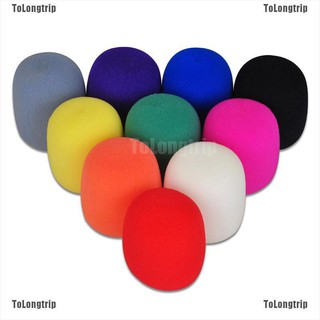 Tolongtrip★ โฟมฟองน้ํา 10 สี สําหรับไมโครโฟน