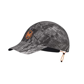 BUFF PACK RUN CAP - R-CITY JUNGLE GRAY | หมวกสำหรับใส่วิ่ง