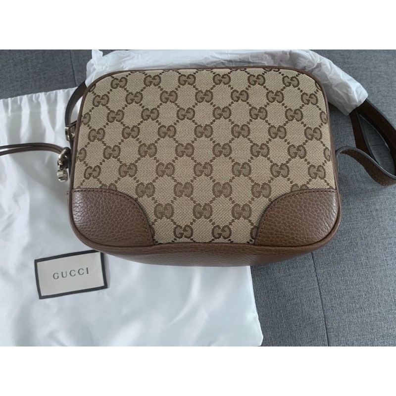 Gucci Bree Original GG Canvas Mini Messenger Bag Shopee Thailand