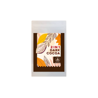 ผงช็อคโกแลตเข้มข้น 2in1 พร้อมชง(500g - 1kg) จากเบลเยี่ยม (Dark Cocoa powder from Belgium) เครื่องดื่มช็อคโกแลต