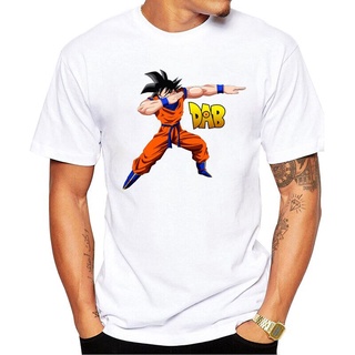 ☒❒ใหม่ล่าสุดแฟชั่น Cool พิมพ์ Dabbing Super Saiyan เสื้อยืดฤดูร้อนอินเทรนด์ Mens Hip Hop แขนสั้นตลก Dragon Ball Z Goku/v