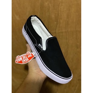 🛒😈Vans slip on(สีดำยางขาว) มีขนาด 36-45