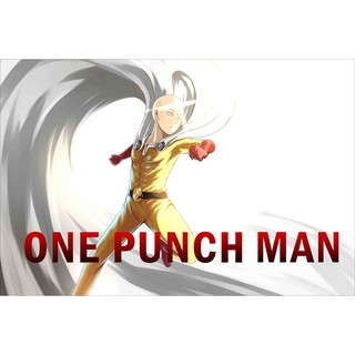 โปสเตอร์ วันพันช์แมน One Punch Man ไซตามะ การ์ตูน ญี่ปุ่น Poster ของขวัญ โปสเตอร์การ์ตูน Japan Anime OnePunchMan