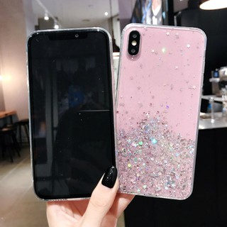 เคสมือถือ Samsung Galaxy A12 A21 A8 2018 A2 Core A01 Core A21S A02 A42 M51 เคสและซองมือถือ Samsung A01Core A2Core เคสมือถือ กลิตเตอร์ สำหรับ