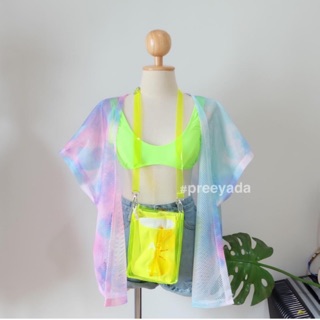 ‼️SALE69.-‼️Bra Neon💚🧡สุดแซ่บในซัมเมอร์นี้🏝