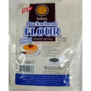 Baboo Buckwheat Flour แป้งทำขนม 450g