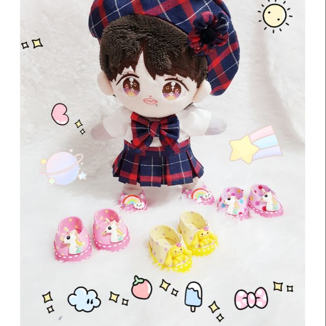 •20cm• รองเท้า ชุดตุ๊กตา 20 cm ชุดตุ๊กตาไอดอล ตุ๊กตาป๋อจ้าน ตุ๊กตาexo