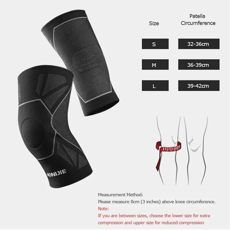 AONIJIE E4108 Knee Sleeve ที่รัดเข่า ปลอกรัดเข่า ผ้ารัดเข่า สายรัดเข่า ป้องกันลดอาการบาดเจ็บเข่า สินค้าคุณภาพของแท้ 100% รูปที่ 2