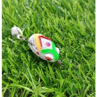 กบยาง 2.5 cm. ตัวเบ็ดเบอร์ 4= (กบยางลายไทย)