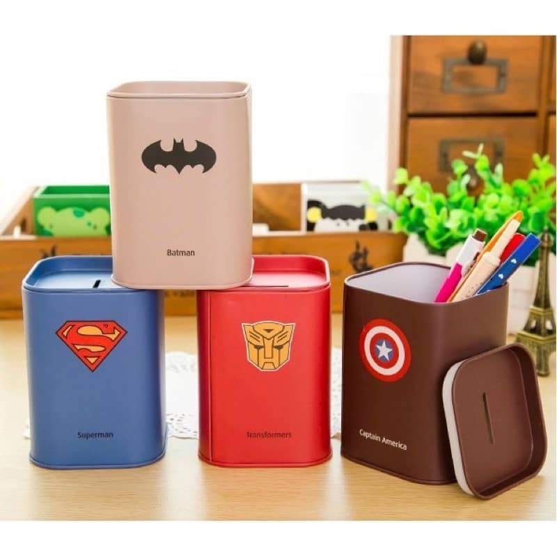 Carton Superheroes Money Coin Bank/Tabung Syiling /badman coin bank/การ์ตูนเหรียญ/tabung kanak