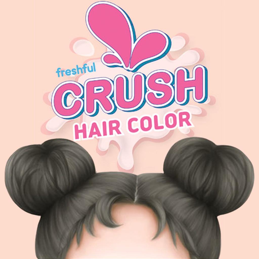 น้ำยาเปลี่ยนสีผม Freshful CRUSH hair color เฟรชฟูล ครัช แฮร์ คัลเลอร์ ฮอตฮิตติดเทรนด์ 2022 ขนาด120g