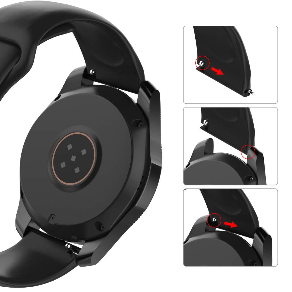 สายนาฬิกาข้อมือซิลิโคน สําหรับ Garmin Vivomove HR Watch
