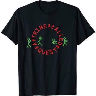 เสื้อยืด พิมพ์ลายโลโก้ A Tribe Called Quest Official สีดํา สําหรับผู้ชาย