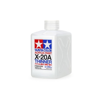 81040  TAMIYA   Thinner  X-20A   Acrylic  (250ml) ทินเนอร์สำหรับสีอะคริลิค