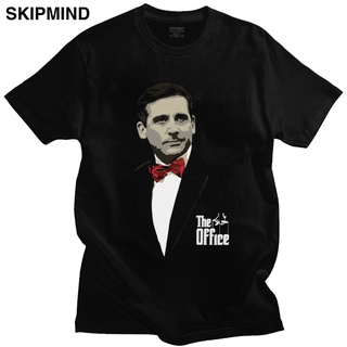 T-shirt  เสื้อยืดคอกลม แขนสั้น ผ้าฝ้าย 100% พิมพ์ลาย Michael Scott ทรงหลวม สําหรับผู้ชาย LHZYS-5XL