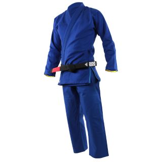 ชุดยูยิตสู สีน้ำเงิน​ adidas CHALLENGE 2.0 Jiu-jitsu/BJJ uniform - Blue (JJ350B)