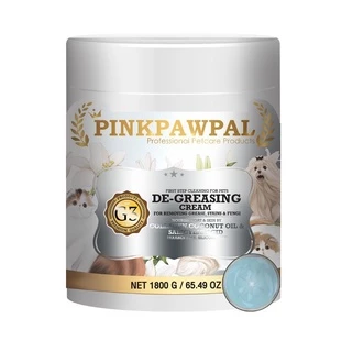 Pinkpawpal Cleansing Cream น้องแมว ครีมขจัดคราบมัน คราบเหลือง เชื้อรา โคนหางดำ 1,800g.