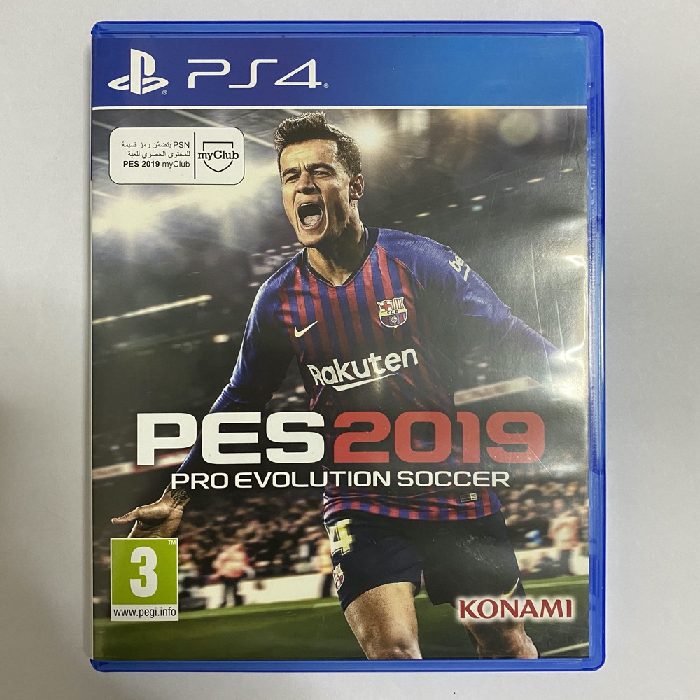 PES 2019 แผ่นเกม PS4 มือสอง โซน 2 (Asia) ภาษา อังกฤษ เสียง อังกฤษ