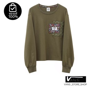 เสื้อVANS X LIBERTY LS LIBERTY BURNT OLIVE สินค้ามีประกันแท้