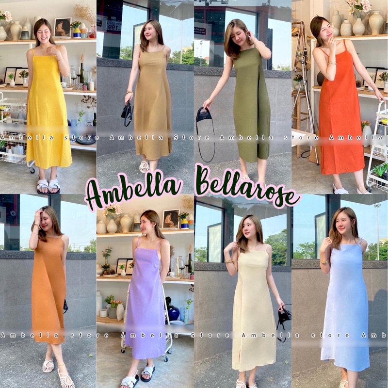 เดรสลินิน Davika พร้อมส่ง สีสวยทุกสี เดรสสายไขว้หลัง รูปที่ 4