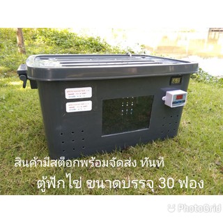 ตู้ฟักไข่ ตู้อนุบาลลูกไก่ ขนาดบรรจุ 30 ฟอง(สินค้ามีพร้อมส่ง ทันที)