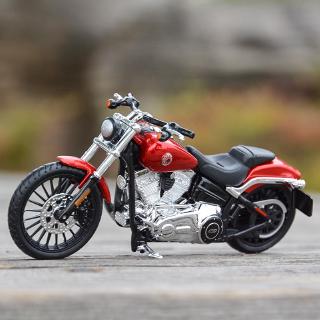 Maisto 1:18 Harley Davidson 2016 Breakout รถหล่อแบบคงที่โมเดลรถจักรยานยนต์ของเล่นงานอดิเรกของสะสม