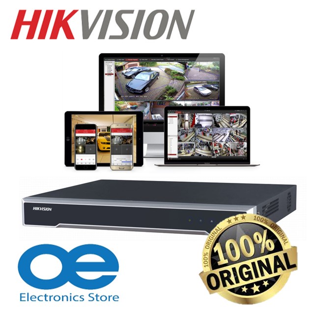 HIKVISION DS-7608NI-Q2 Network 8CH 8MP 4K H.265 รองรับ 2 HDD Slot Network Video Recorder