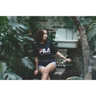 เสื้อยืด FILA สีดำ