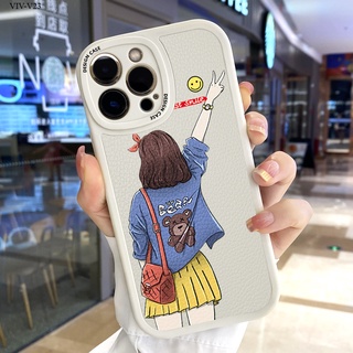 VIVO V23 V25 V25E V23E V11I V5 V5S V15 V9 S1 Pro Lite 5G เคสวีโว่ สำหรับ Case Cartoon Gloomy Elegant Girl เคส เคสโทรศัพท์ เคสมือถือ Cover Cases