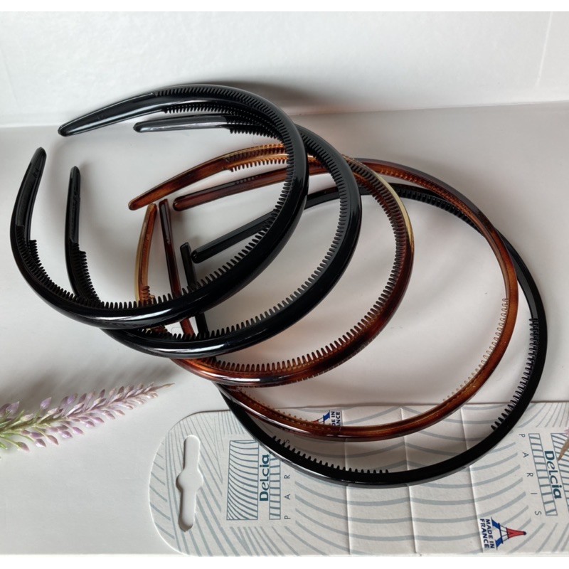 ที่คาดผมฝรั่งเศส แบรนด์ Delsol🇫🇷ของแท้  เพื่อสุขภาพ ใช้ดี ไม่บีบขมับ ทนทานพิเศษ Delsol Paris Made in