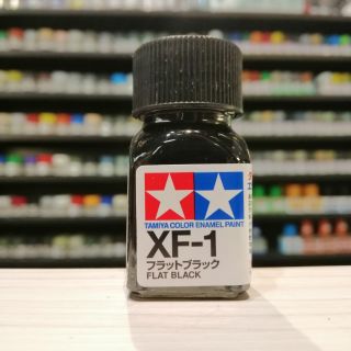 สี TAMIYA : XF-1 FLAT BLACK