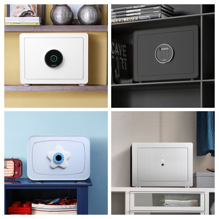 ตู้เซฟ กันไฟ Xiaomi CRMCR Smart Electric Safe ตู้นิรภัย ตู้ล้อคพิเศษ ตู้เซฟมินิ ระบบดิจิตอล แข็งแรง 