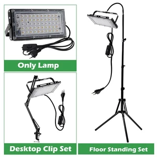 ไฟปลูกต้นไม้ Full Spectrum LED Grow Light 50W 100W ไฟปลูก ไฟส่องต้นไม้ สําหรับปลูกพืชเรือนกระจก พร้อมขาตั้ง ปลั๊ก 1 เมตร