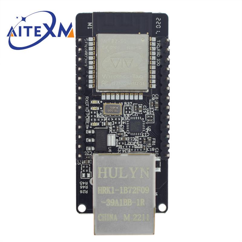Wt32-eth01 โมดูลเครือข่ายไร้สาย บลูทูธ WIFI Combo Gateway MCU ESP32 WT32 ETH01 - รูปที่ 2
