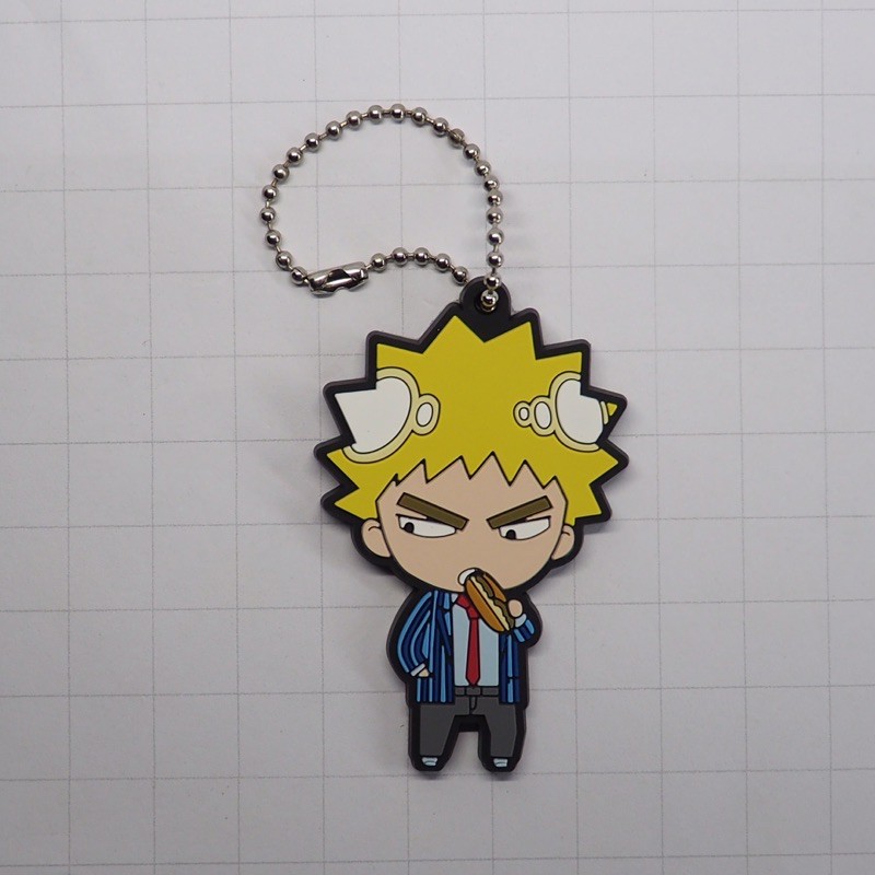 Yowamushi Pedal - Juichi Fukutomi , Midousuji Akira rubber strap Key Chain