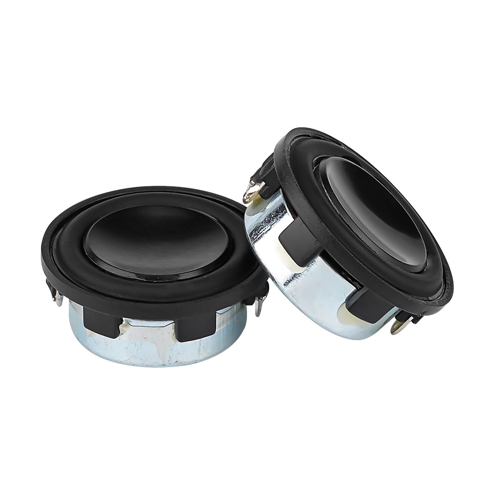Aiyima ลําโพงบลูทูธทรงกลมนีโอไดเมีย 28 มม. 1 นิ้ว 4 Ohm/8Ohm 3W Pu 2 ชิ้น
