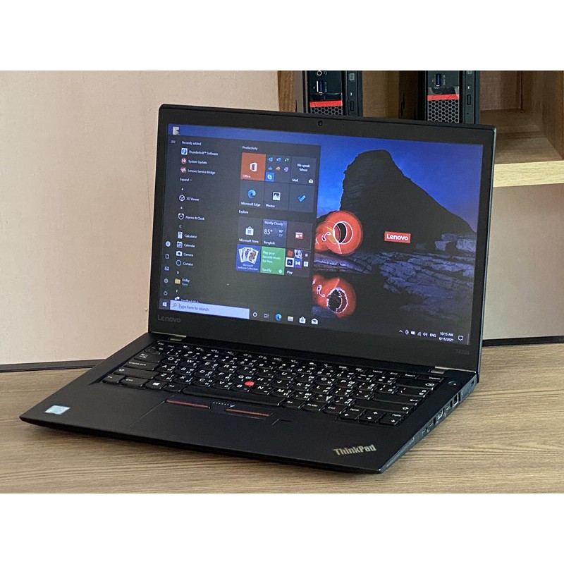ThinkPad T470s i7-7600u Vpro SSD512GB RAM16GB Win 10 Pro ใส่ซิมได้ 4G LTE สินค้ามือสอง