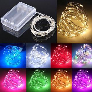 10M 100 LEDs Battery Operated Wire String,Mini LED Copper Wire String, Night Lighting,Fairy Lights,Xmas Party Room Decor