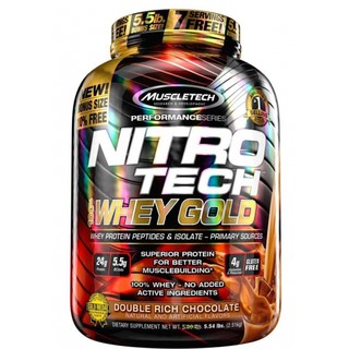 MuscleTech Nitro Tech 100% Whey Gold  5.54 lbs (2.51 kgs)