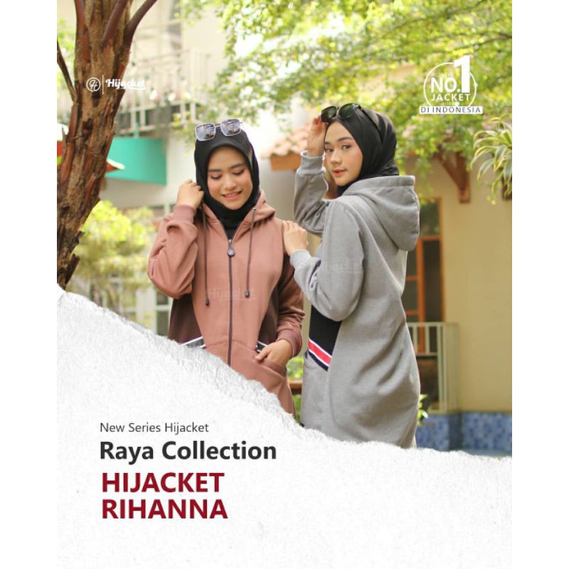 เสื้อแจ็คเก็ตฮิญาบ Rihanna สําหรับสตรีชาวมุสลิม