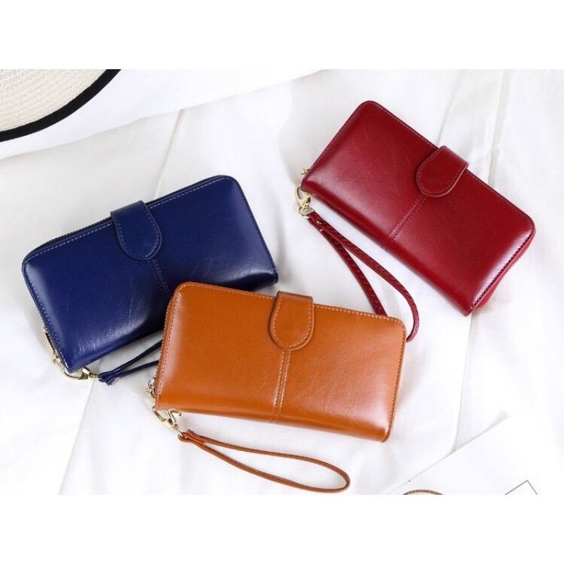 Look.hive กระเป๋าสตางค์ใบยาว พร้อมสายคล้องมือ กระเป๋าสตางค์ผู้หญิง W011