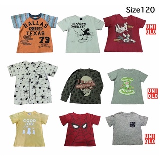 เสื้อยืดเด็กผู้ชายsize120