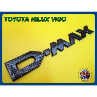 โลโก้ - With for ISUZU D-MAX 2500 3000 BLACK LOGO BADGE EMBLEM ขนาด 21 x  3 CM.