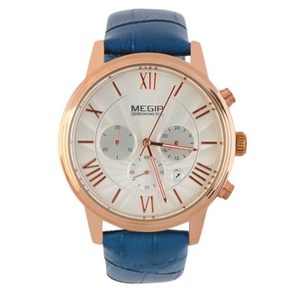 iTHMEGIR ML2012 Luxury Mens Watch Leather Band Quartz Wristwatch Date Display