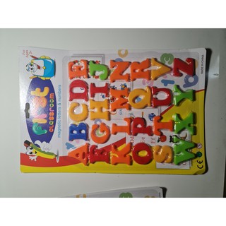 ชุด ตัวเลข และ อักษร แม่เหล็ก ตรา First Classroom  (Magnetic Letters &amp; Numbers)