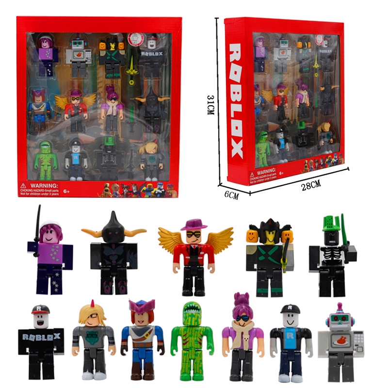 ของเล นฟ กเกอร Roblox Game 12 ช น Shopee Thailand - ซอทไหน 6pcs set for roblox games figma oyuncak 7cm pvc