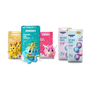 [ส่งฟรี]Vowbaby all product 2 packs ผ้าอ้อมเด็กสำเร็จรูปโวลเบบี้ 2 แพ็ค S M L XL XXL